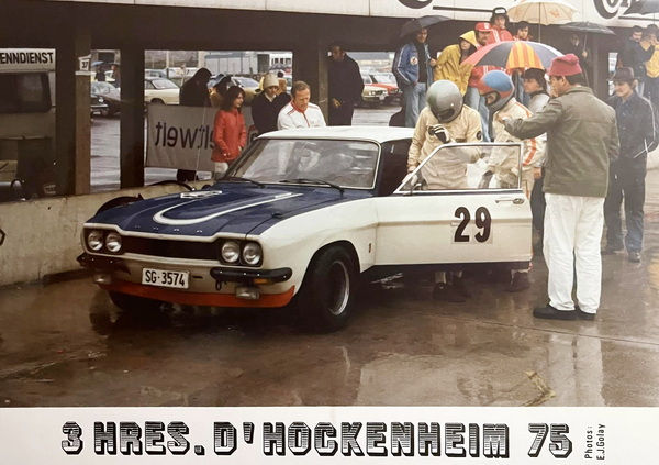3 Stunden Rennen in Hockenheim 1975 im Ford Capri RS2600